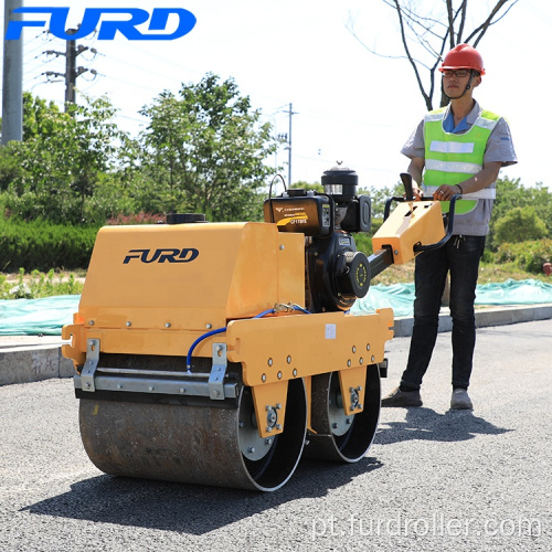 Compactador de rolos vibratórios de mão com tambor duplo (FYLJ-S600C)